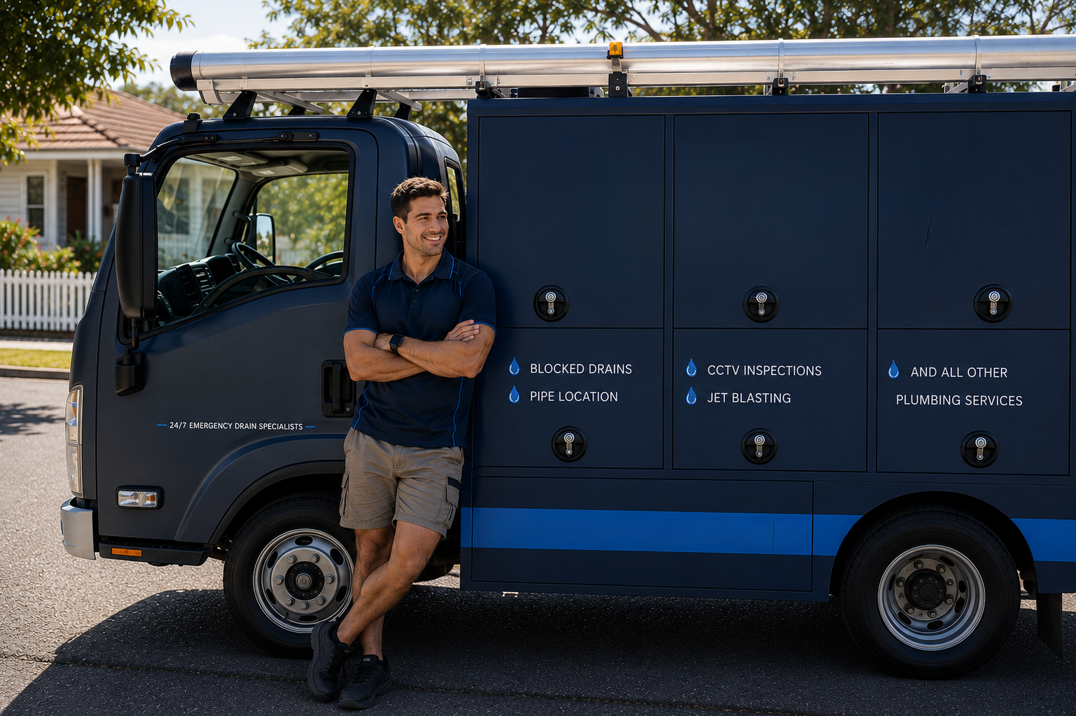 Plumber with Cammeray Blocked Drains van